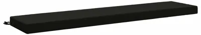 Produktbild von Bankkissen SOEST 100 % Polyester Schwarz 200 x 40 x 8 cm