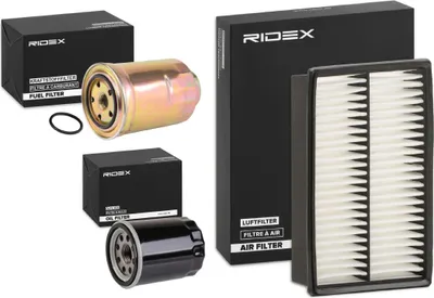 Produktbild von RIDEX Filterset Inspektionspaket Filtersatz für MAZDA 5 (CR19) 3 (BK) 3 (BL) 3 Stufenheck (BK) 3 Stufenheck (BL)