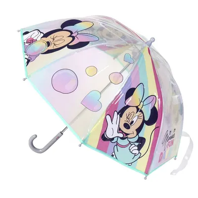 Produktbild von Disney Minnie Mouse Regenschirm ? 71 cm Leichter Kuppel-Schirm für Regenwetter