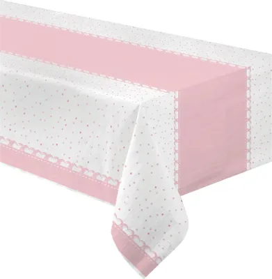 Zdjęcie produktu dla Obrus dekoracja stołu dekoracja imprezy różowy 120 x 180 cm -
