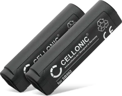 Produktbild von CELLONIC 2x Akku für Lautsprecher Kompatibel mit Shure GLXD1, GLXD2, MXW2, SB902 - (1100mAh, 3.7V)