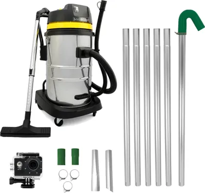 Produktbild von 50L Nass- & Trocken Staubsauger, 7,5m Dachrinnenstangen, Kamera