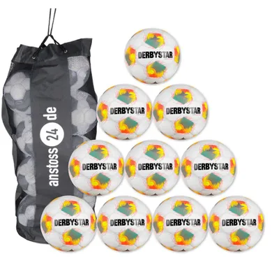 Produktbild von Ballset DERBYSTAR Jugendball - Club S-Light 290 inkl. Ballsack 10 Bälle 5