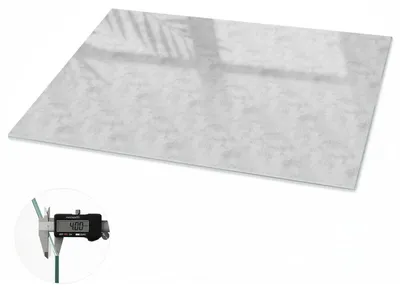 Produktbild von Glas Tischplatte 120x60 cm – Tischauflage aus gehärtetem Glas – Glasplatte für Esstisch – Küchentischplatte aus Glas – Tischschutz Glas modern – Dekorative Glasplatte – Pflegeleichte Glastischplatte – Sicherheitsglas Tischplatte – Zartes Muster, KI-generiertes Bild