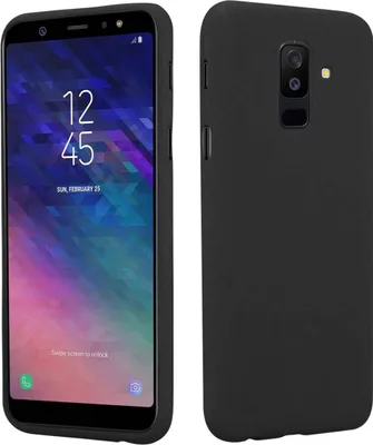 Obrázek produktu pro Cadorabo Ochranné pouzdro pro Samsung Galaxy A6 PLUS 2018 Black Pouzdro na mobilní telefon TPU Case Cover Case