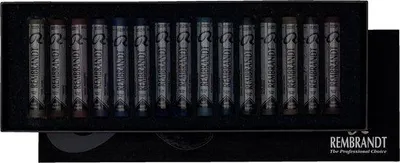 Produktbild von 15 Teile dunkle Pastellkreide Set weich