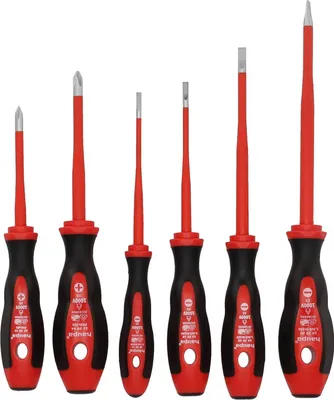 Produktbild von Haupa VDE-isolierter Schraubendrehersatz HupSlim PH 6-teilig - Maxami