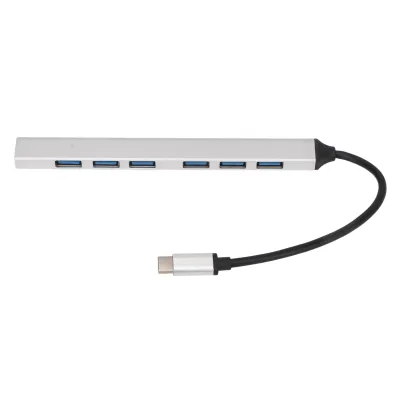 Produktbild von Rozbočovač USB C,USB C na USB3.0,Multiportový adaptér rozbočovača USB C,Rozbočovač USB C 7 v 1,Adaptér USB C 7 v 1,Rozbočovač USB pre notebook
