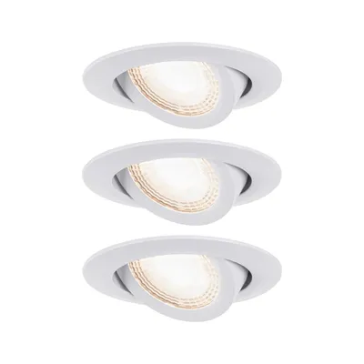 Produktbild von Paulmann Swivelling, Einbaustrahler, 1 Glühbirne(n), LED, 4,8 W, 3000 K, Weiß