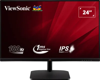 Obrázek produktu pro Viewsonic VA2432-h, 61 cm (24"), 1920 x 1080 px, Full HD, LED, 4 ms, Černá