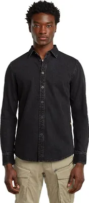 Produktbild von G-star Clean Slim Fit Langarmhemd Schwarz S Herren Schwarz S