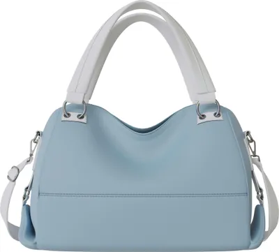 Produktbild von Damen Vegane Shopper Tasche Hobo Bag Umhänge Tasche  30669 L. Blue