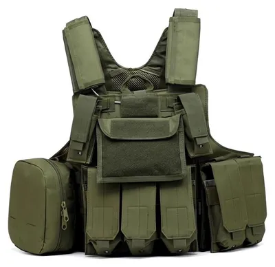 Produktbild von Foxter 1683 Militärische taktische Weste, grün