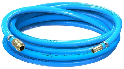 Produktbild von AUPROTEC Druckluftschlauch Set 9mm Ø Innen 15m PVC-Schlauch I Mit Messing Schnellkupplung für Druckluft-Kompressor I AUPROTEC Kompressorschlauch hochflexibel