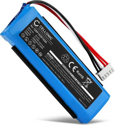 Produktbild von CELLONIC, Akku für Lautsprecher Kompatibel mit JBL Charge 3 (2016), GSP1029102A (Version 2) (3.7V 6000mAh)
