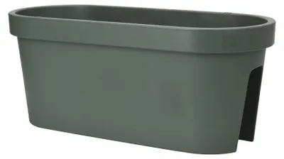Produktbild von Balkonblumentopf/blumentopf - grun - 60 x 25 cm - oval - Kunststoff