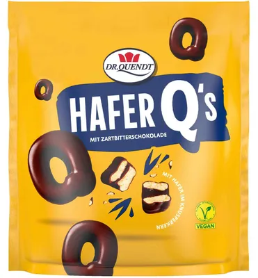 Produktbild von Dr. Quendt Hafer Q's Zartbitter 85g