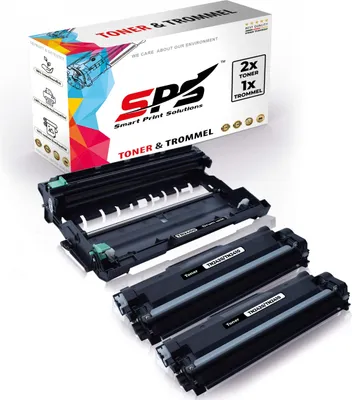 Produktbild von 2X TN2420 Toner Schwarz + 1x DR2400 Trommel kompatibel für Brother MFC-L2730DW Brother DR2400 Brother TN2420 MFC-L2710 MFC-L2710DN MFC-L2710DW MFC-L2730 MFC-L2730DW MFC-L2750 MFC-L2750DW