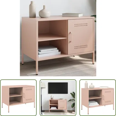 Produktbild von The Living Store TV-Schrank Rosa 68x39x50,5 cm Stahl