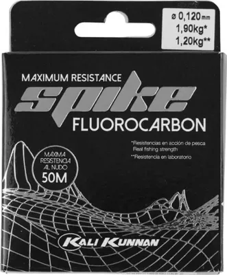 Obrázek produktu pro Kali Kunnan Spike Fluorocarbon 50 m, průhledný, 0,170 mm, průhledný, 0,170 mm