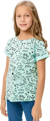 Produktbild von Mädchen-T-Shirt Good Mood  - Mint - 146