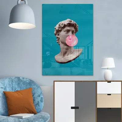 Produktbild von Wallity, CAM3711 - 70100, Dekorative Malerei aus gehärtetem Glas, 100 % gehärtetes Glas, Mehrfarbig, 70 x 100 cm