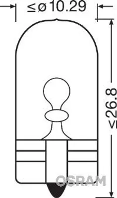 Produktbild von OSRAM Glühlampe Blinkleuchte 1667299 4052899418660
