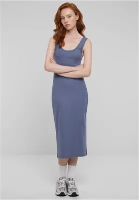 Image de Urban Classics Ladies Rib Top Dress vintageblue - XXL