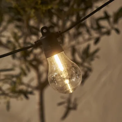 Zdjęcie produktu dla Girlanda ogrodowa 10 lampek LED SELECTA wymienne źródła