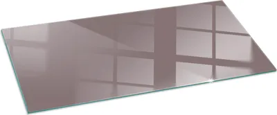 Produktbild von Funkenschutzplatte – Glasbodenplatte für Kaminofen – Kaminunterlage aus Glas – 125x50 cm – Feuerfeste Ofenbodenplatte – Hitzebeständige Schutzplatte für Kamin – Transparente Bodenschutz Glasplatte – Farbe Weiß