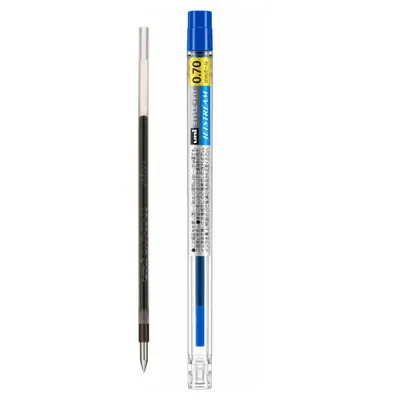 Zdjęcie produktu dla Mitsubishi Pencil Uni-ball Jetstream wkład z tuszem olejowym do długopisów Style Fit • 0,7 mm • Niebieski [SXR-89-07]