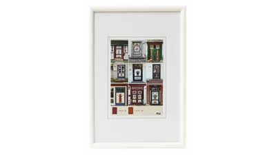 Zdjęcie produktu dla Drewniana ramka na zdjęcia NEW YORK 20x30 biała