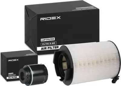Produktbild von RIDEX Filterset Inspektionspaket Filtersatz für VW GOLF VI (5K1) TIGUAN (5N) Passat Variant (3C5) GOLF PLUS (5M1, 521) für AUDI A3 Sportback (8PA)