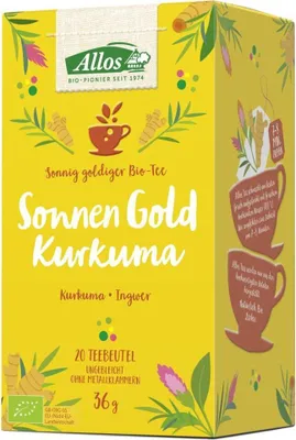 Produktbild von Sonnen Gold Kurkuma - 20 Beutel 36g