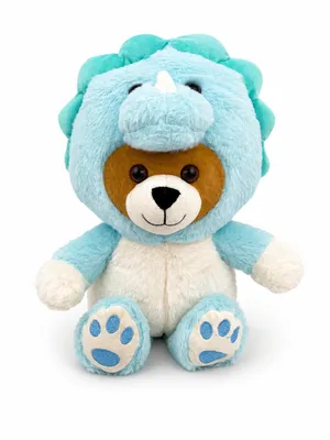 Produktbild von Teddybär im Dinosaurierkostüm 41 cm Plüschbär im Dinoanzug Stofftier Weiches Kawaii Geschenk für Kinder