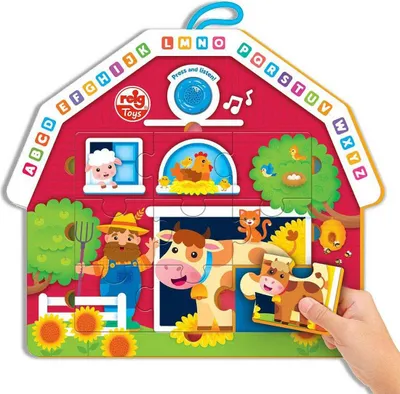 Produktbild von Reig Musicales Musikalisches Bauernhof Puzzle Mehrfarbig Kinder Mehrfarbig One Size