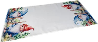 Produktbild von Tischwäsche mit Motiv Zwerge auf Wiese 40 x 90 cm