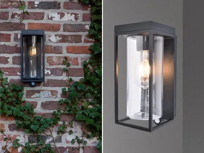 Produktbild von LUTEC FLAIR, Oberfläche, Rechteck, 1 Glühbirne(n), E27, 2700 K, Schwarz