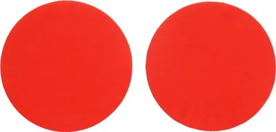 Produktbild von Universal Überzieher für Kopfhörer | Ohrpolster Schoner | Rund | Rot | Durchmesser: 115mm