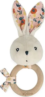 Image de Kaloo Kdoux - Hochet Lapin Coquelicot Jouet en peluche