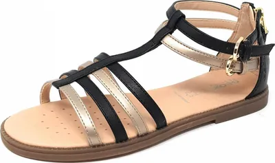 Produktbild von GEOX S.KARLY, Sandalen in Schwarz, kombiniert für Kinder, Größe 38