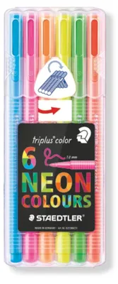 Obrázek produktu pro Staedtler 323 SB6CS1, Vícebarevný, Vícebarevný, 1 mm, Plast, 6 kusů