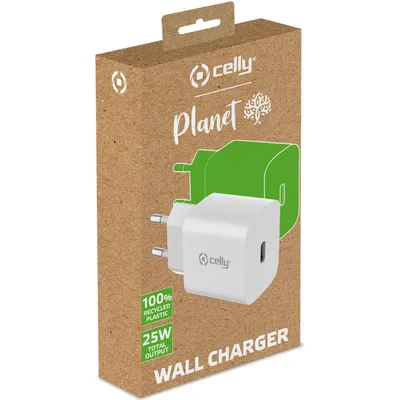 Immagine prodotto di Celly Planet Caricabatterie da tavolo USB-C 25 W