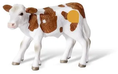 Produktbild von Ravensburger tiptoi® Spielfigur Fleckvieh-Kalb mit interaktiven Geräuschen, Wissen und Spielen