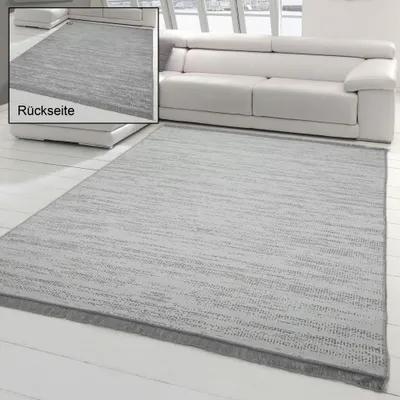 Immagine prodotto di Tappeto astratto con lati grigio chiaro e scuro Dimensioni - 120 x 170 cm