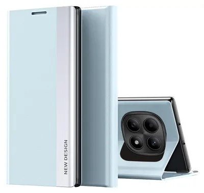 Produktbild von Hülle für Xiaomi Redmi Note 15 5G/4G, Kunstleder Magnetisch Klapp Stand Schutzhülle Blau
