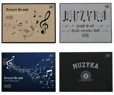 Image de Interdruk Carnet de musique A5 16 feuilles motifs assortis