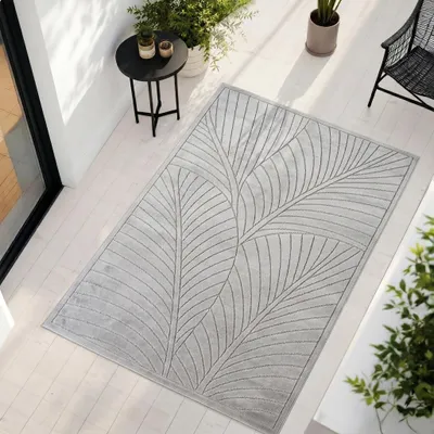 Obrázok produktu pre Carpetsale24 Vonkajší koberec, moderný dizajn v štýle boho, 3D efekt, odolný voči UV žiareniu, ideálny na terasu, do obývacej izby a kuchyne, rozmery 120 x 170 cm