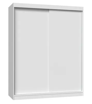 Immagine prodotto di Armadio Scorrevole In Cdf Iga 160 Cm Ante Scorrevoli Ripiani Bianco