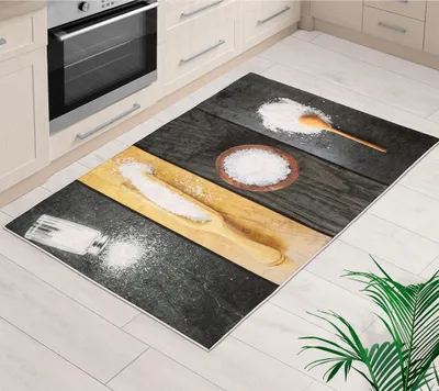 Produktbild von Teppich Läufer 3D 80x120cm Meersalz
